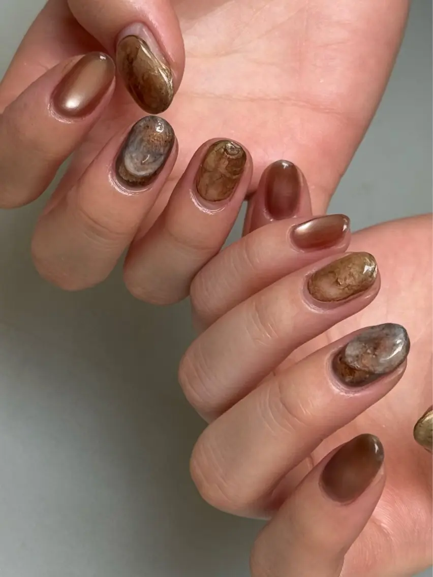 ネイル ニュアンスネイル 濵田 実沙/Manonのネイルデザイン
