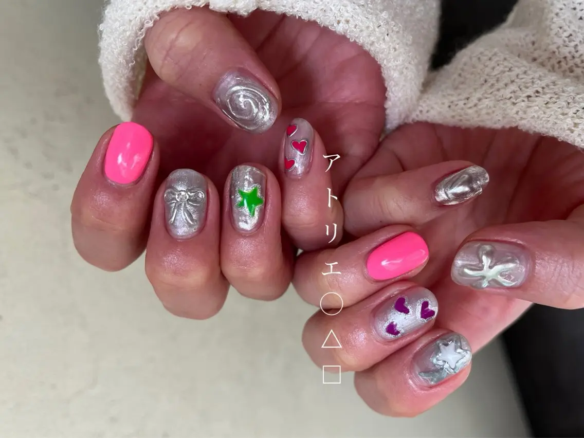 ネイル ハンドネイル アトリエ ○△□のネイルデザイン