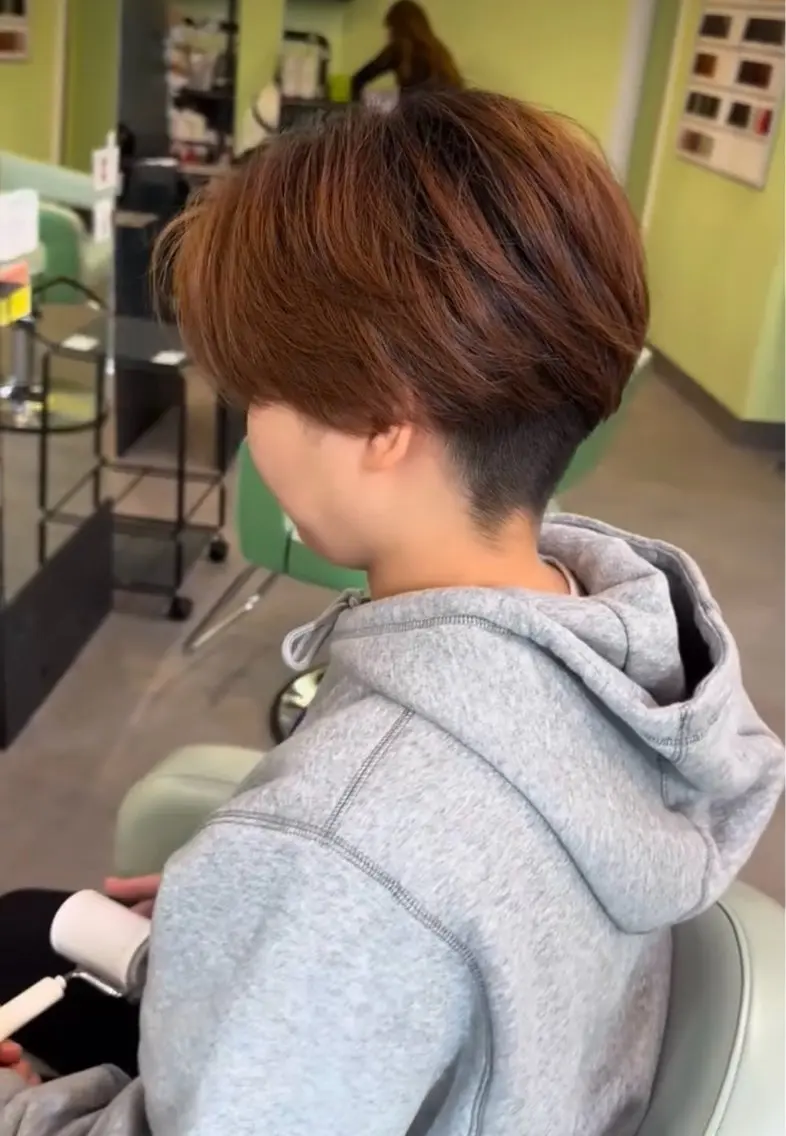 ミディアム カラー メンズ カット ヘアカラー トリートメント GAKU/メンズ カット/ハイトーンのヘアスタイル