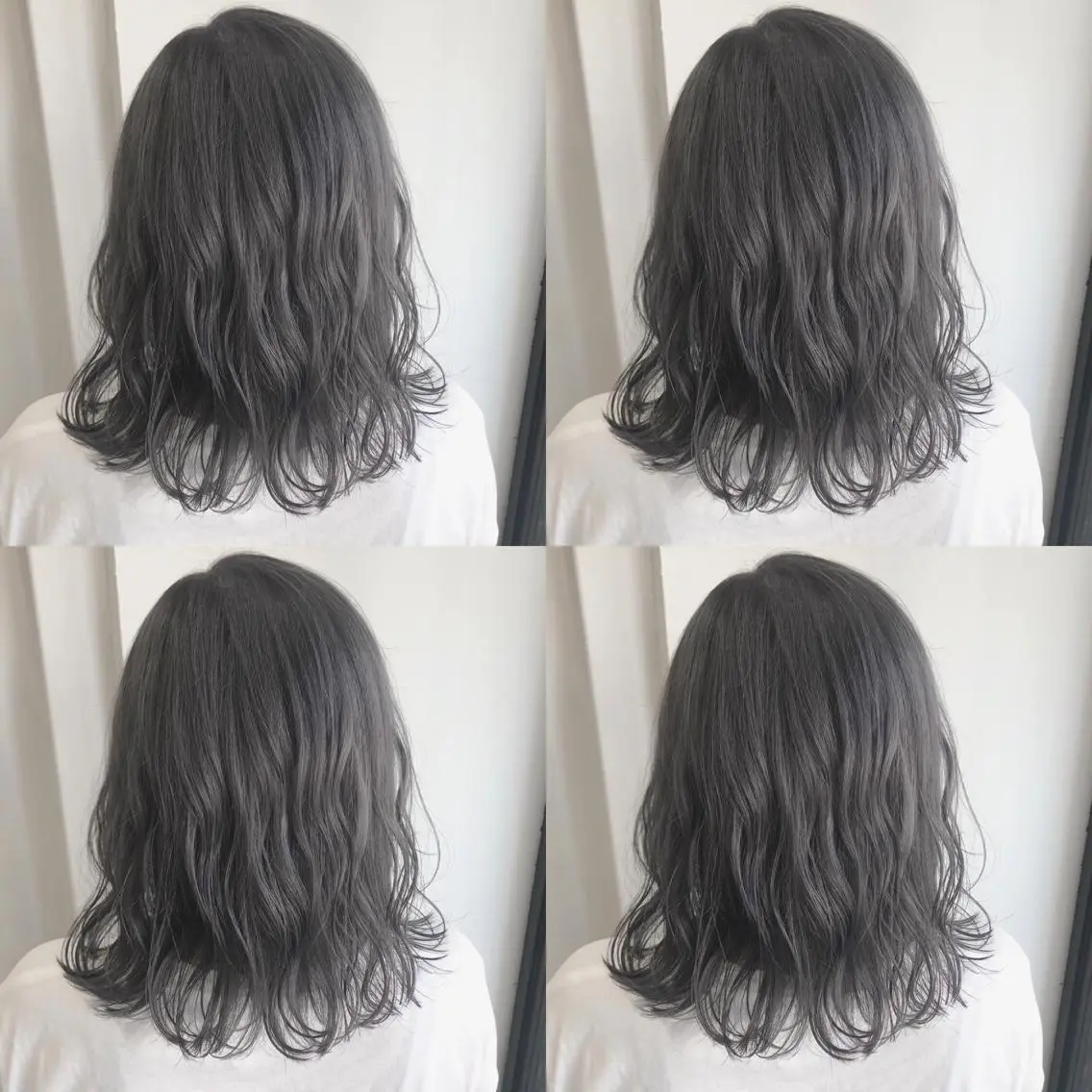 セミロング カラー グレージュ シルバー シルバーグレージュ 👑髪質改善の匠👑 サンジョウ ユウキのヘアスタイル