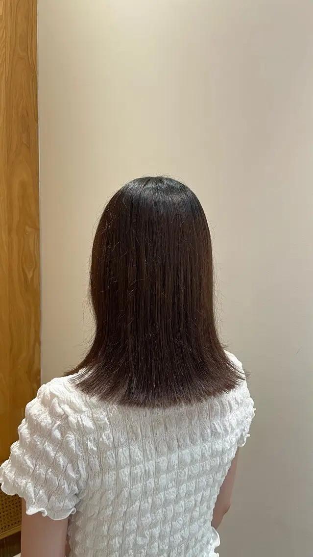ミディアム 森 美夕のヘアスタイル