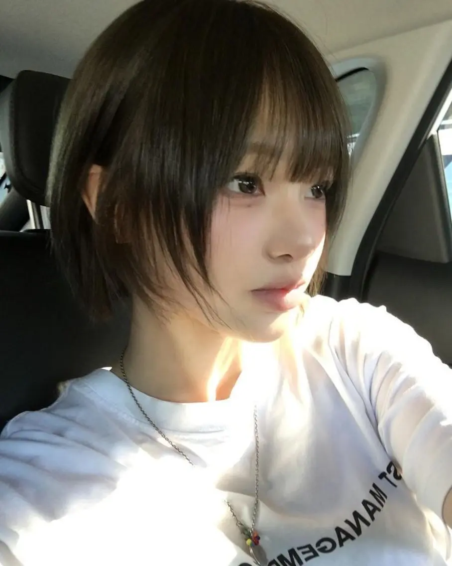 ショート ショートヘア トレンドカラー🥣／ ヘアアレンジ✩.*˚のヘアスタイル