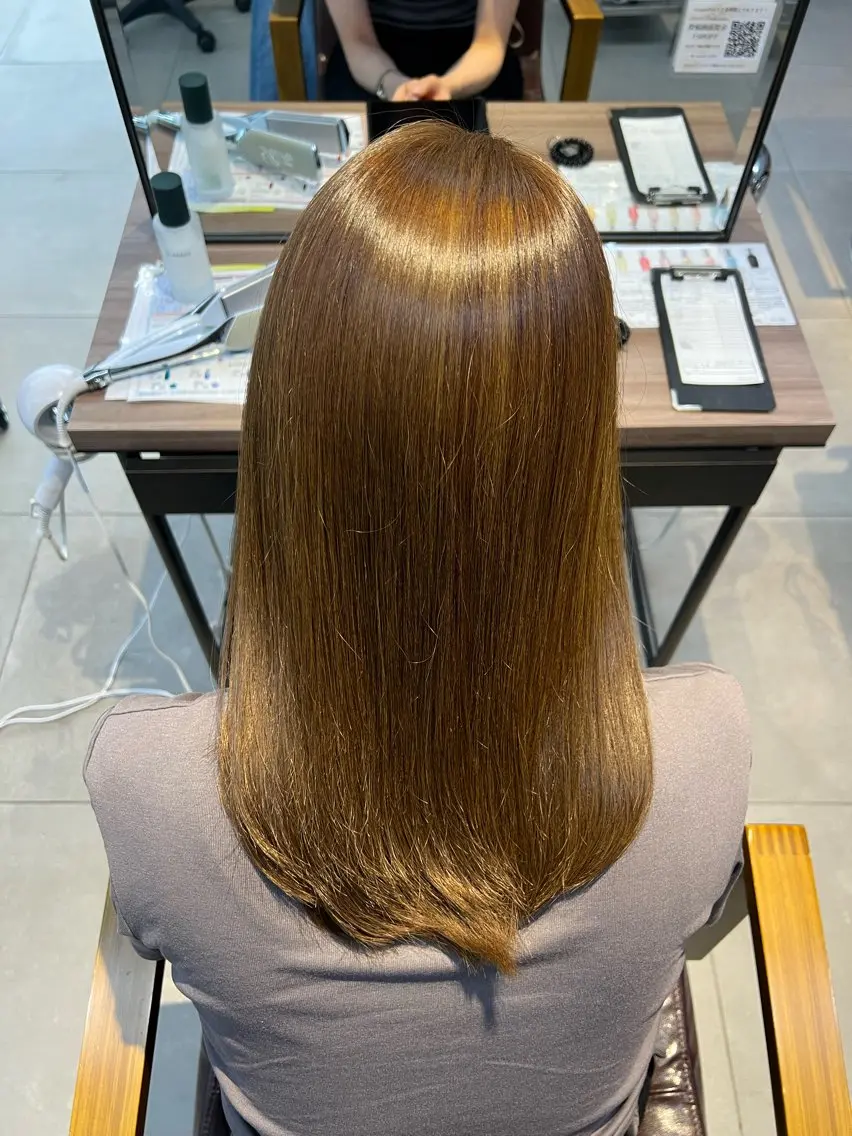 ミディアム ヘアカラー Kako🫧⭐️ アシスタント/モデルのヘアスタイル