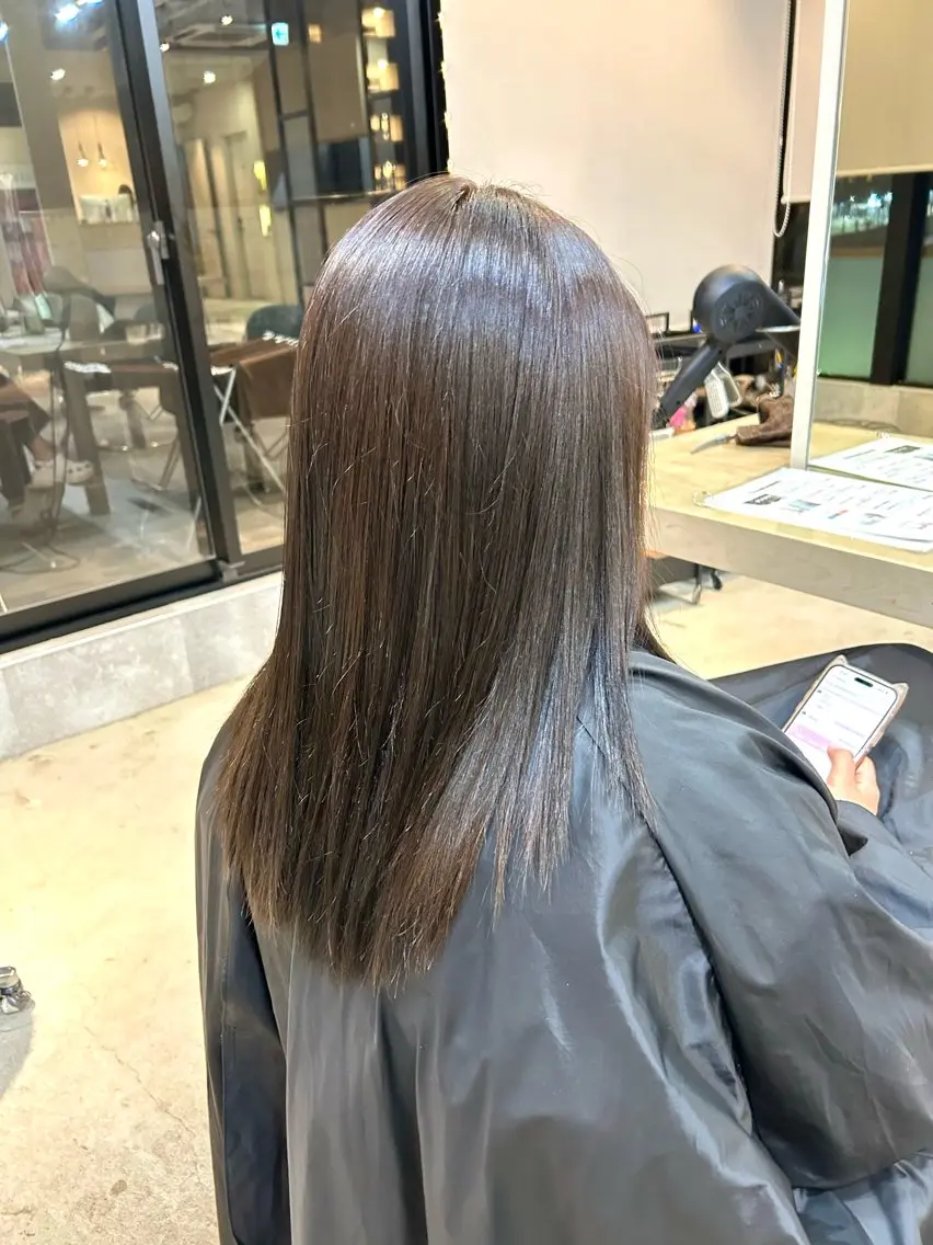 カラー ブラウンカラー ヘアカラー Lia taichiのヘアスタイル