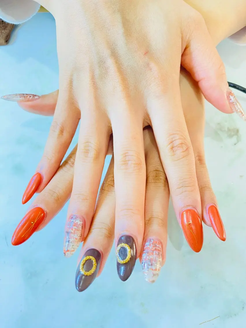 ネイル アートネイル シンプルネイル Nail1wang ネイルワンのネイルデザイン