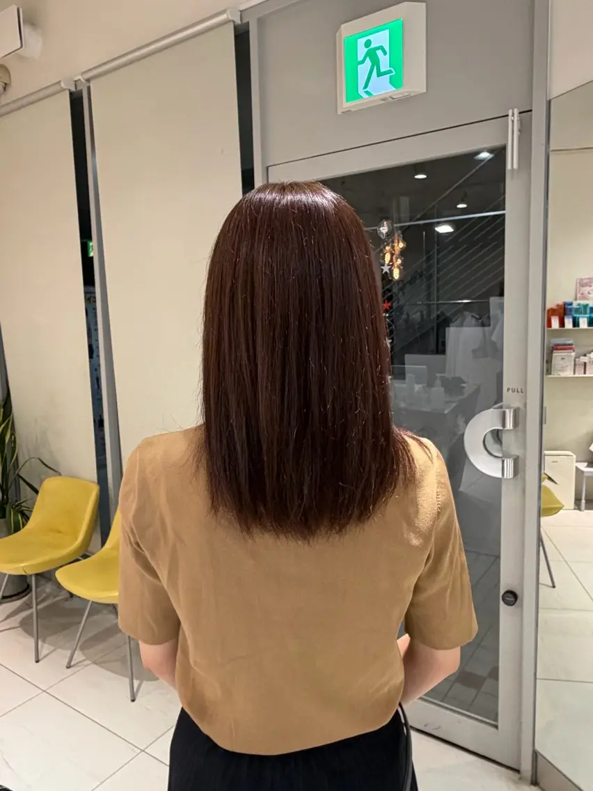 カラー 黒川 恵莉のヘアスタイル