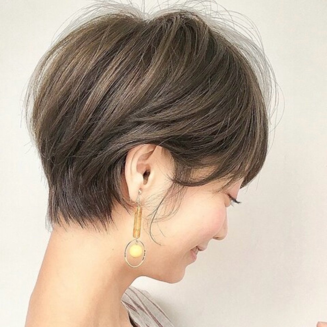 ショート カラー カット ヘアカラー 似合わせショートカ ット/福岡/えりのヘアスタイル