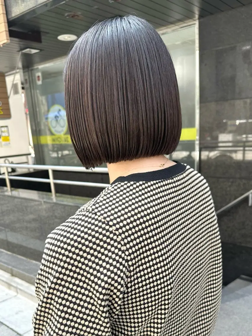 ショート 髪質改善 似合わせカット 縮毛矯正 トリートメント カット 縮毛矯正 トリートメント 髪質改善 縮毛矯正/ レイヤー/銀座/本木のヘアスタイル