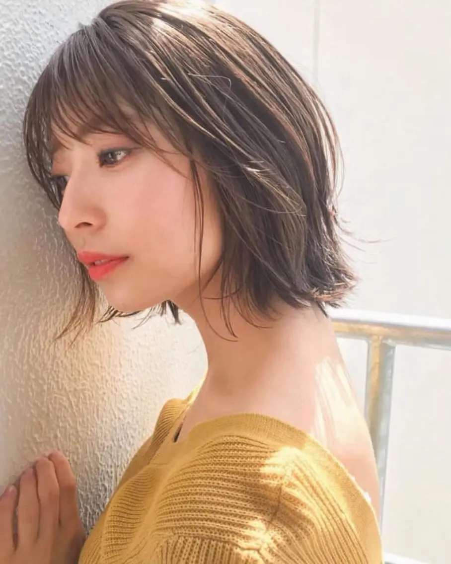ミディアム カラー 堀口 英一のヘアスタイル