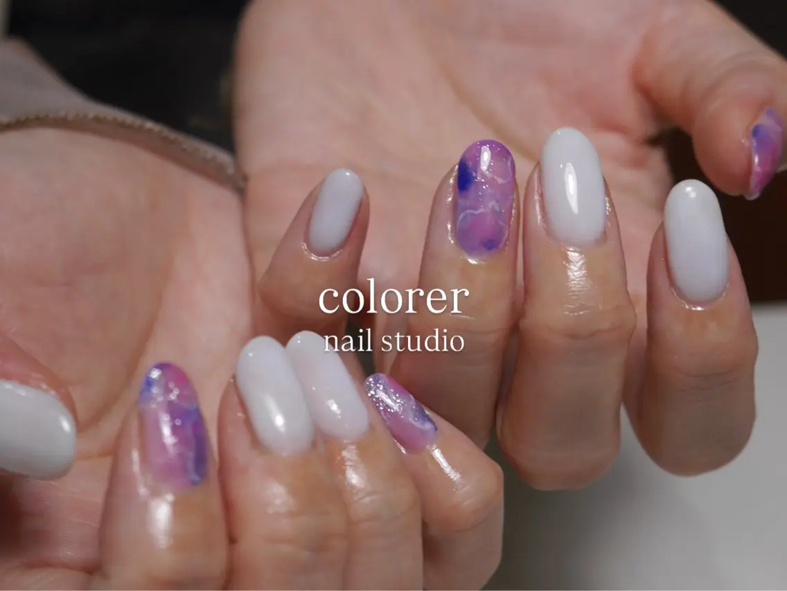 ネイル 𐂃 colorer𐂃のネイルデザイン
