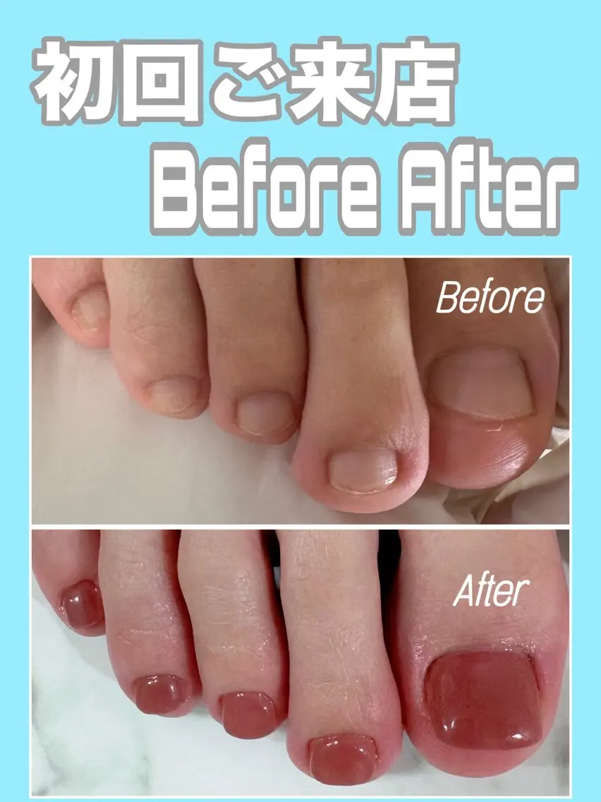 ネイル ジェルネイル 卒業式 フットネイル nail salon petillantのネイルデザイン