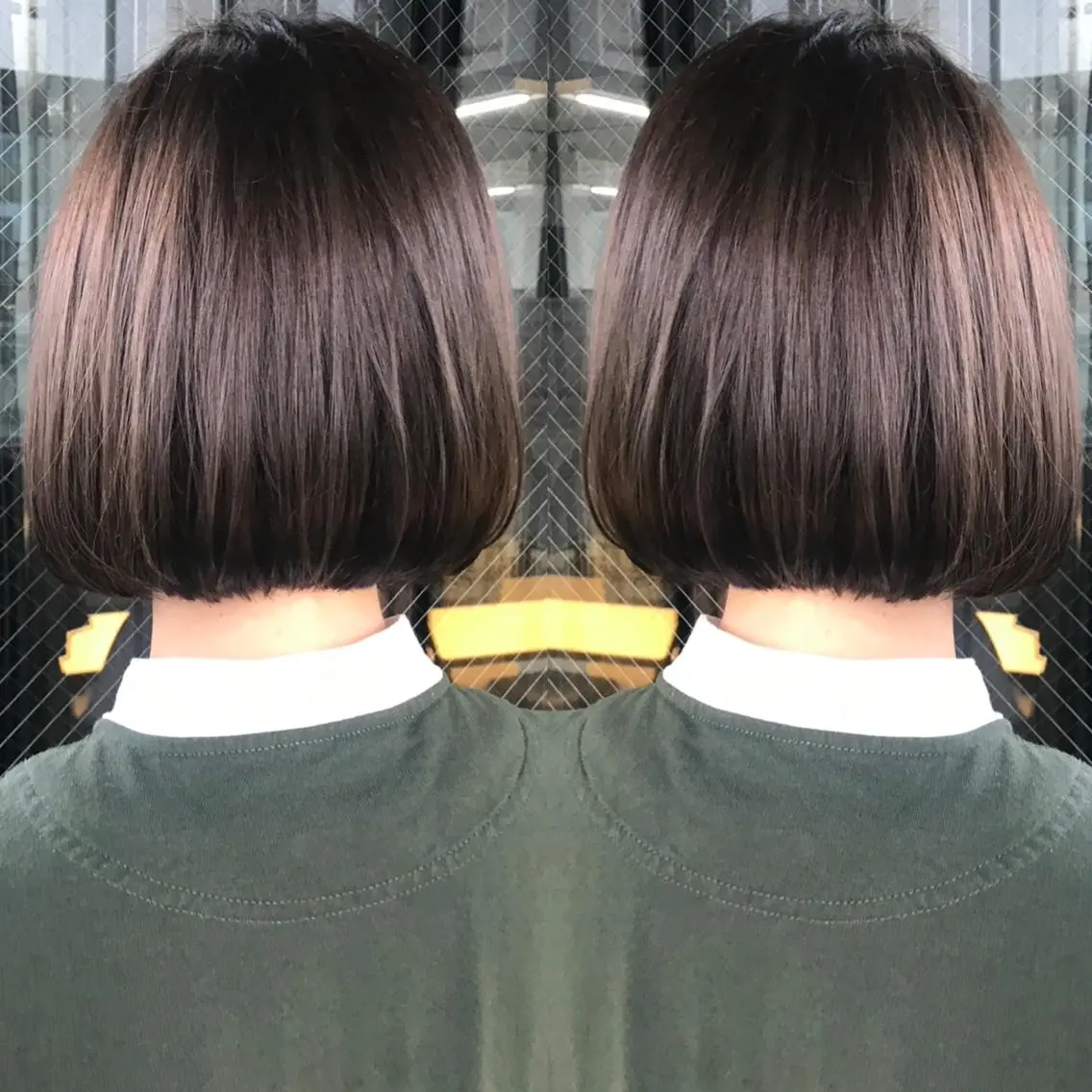 ショート カラー ブリーチ 透明感カラー ブリーチなしカラー 似合わせカット カット ヘアカラー トリートメント ハタケヤマヨシキ ／BOOTHのヘアスタイル
