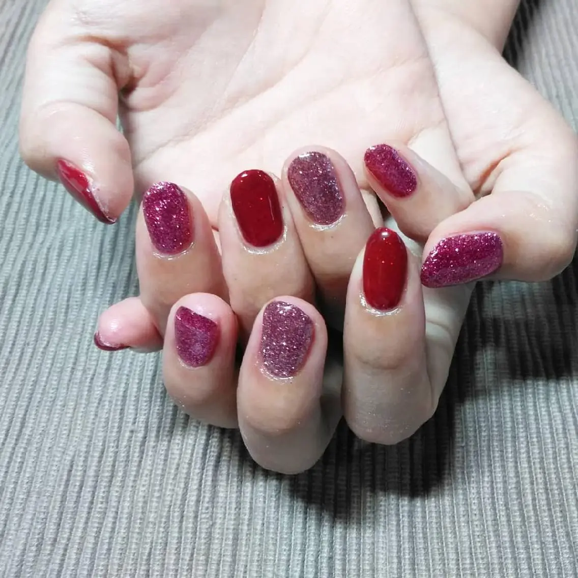 ネイル グラデーション ワンカラーネイル lylynail YUUKAのネイルデザイン