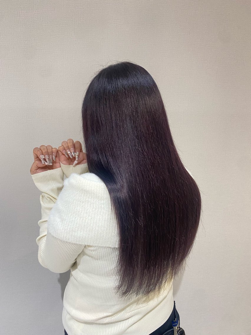 ロング 髪質改善 トリートメント カット ヘアカラー トリートメント 長谷部 里美のヘアスタイル