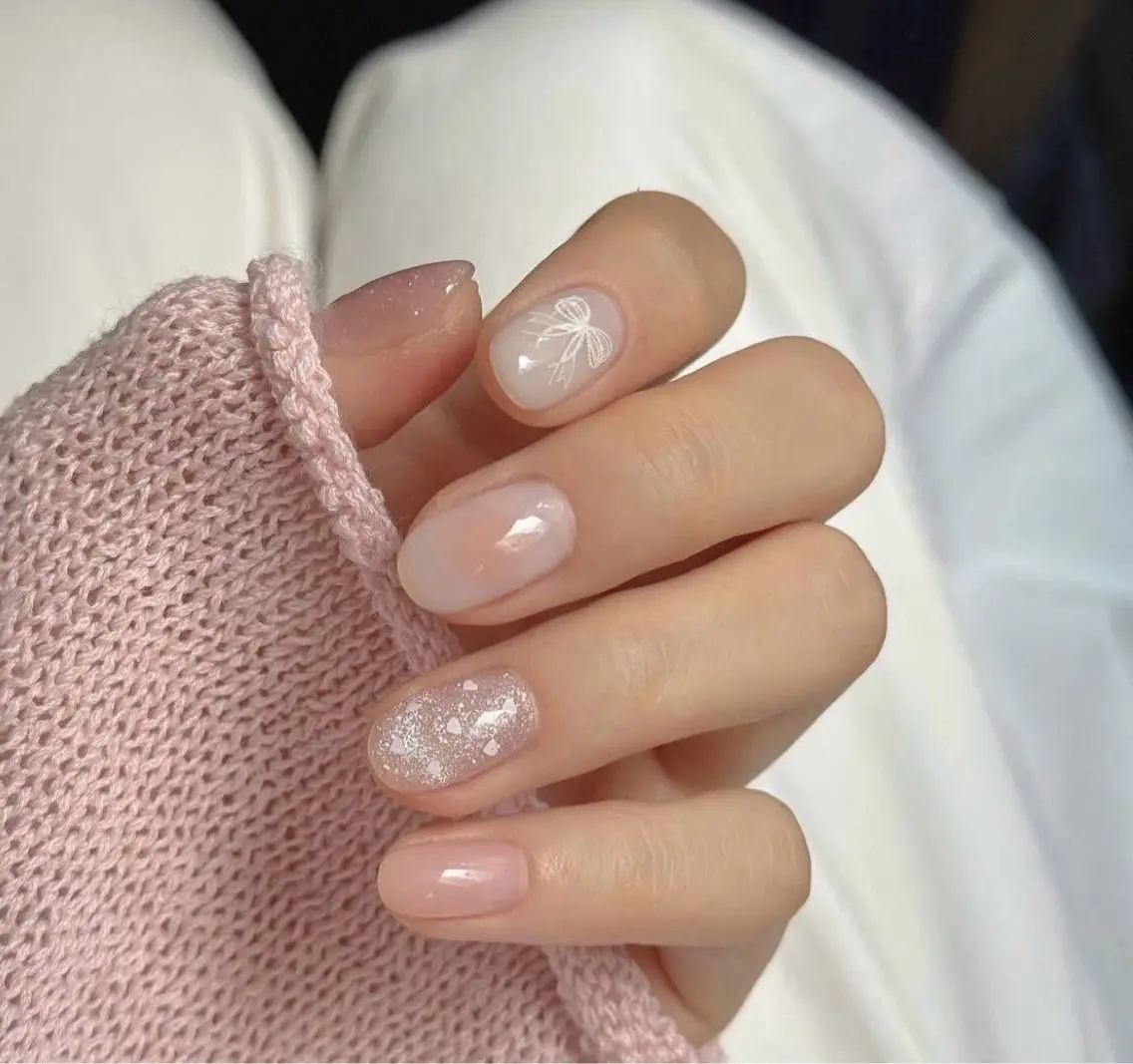 ネイル アートネイル 成人式 ジェルネイル ニュアンスネイル ネイルチップ Kora Nailのネイルデザイン