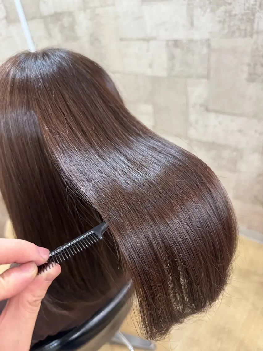 ミディアム カラー カット ヘアカラー トリートメント Garden 浅草蔵前のヘアスタイル
