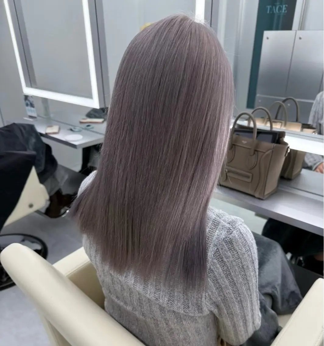 カラー ヘアカラー tace新宿 あおいのヘアスタイル