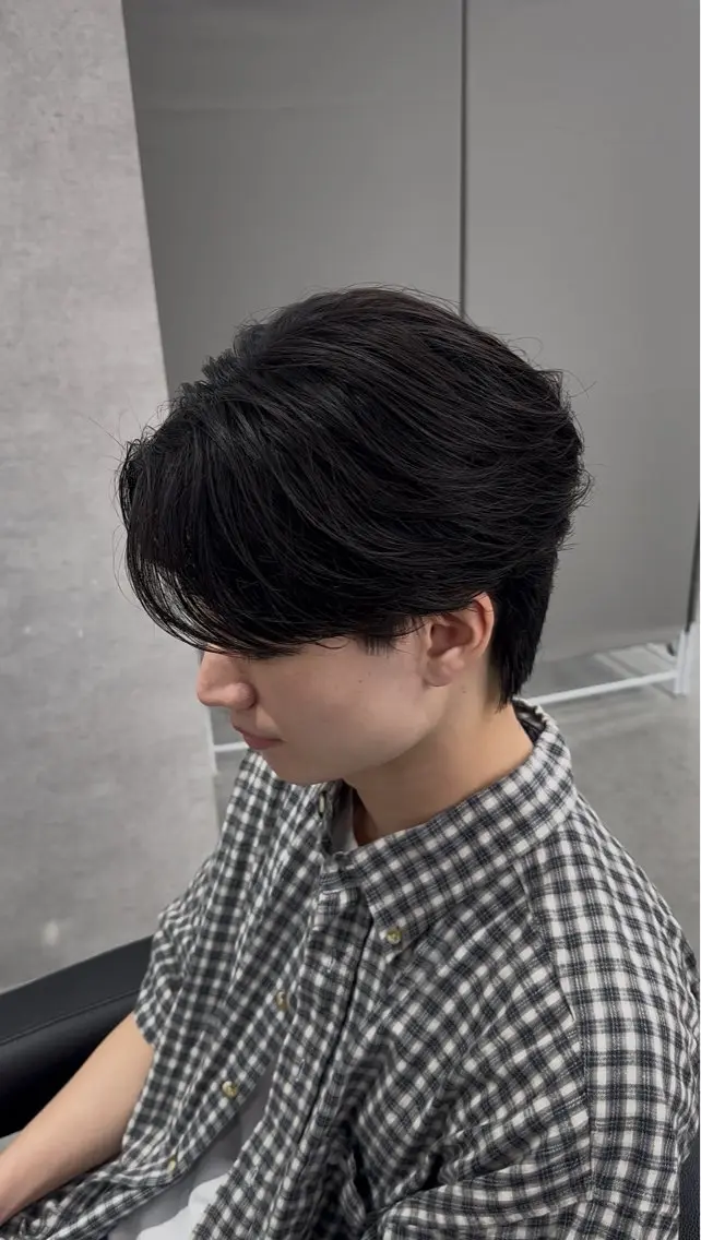 ショート メンズ ショートヘア 縮毛矯正 🩵韓国スタイル特化 🩵yuuのヘアスタイル