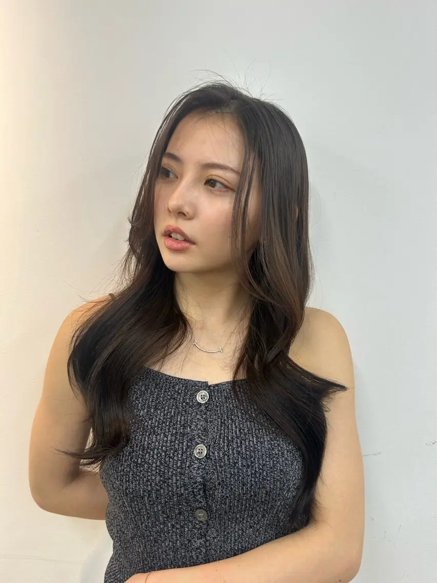 ロング 🌿‬髪質改善カラー 菊池梨麻🌿‬のヘアスタイル