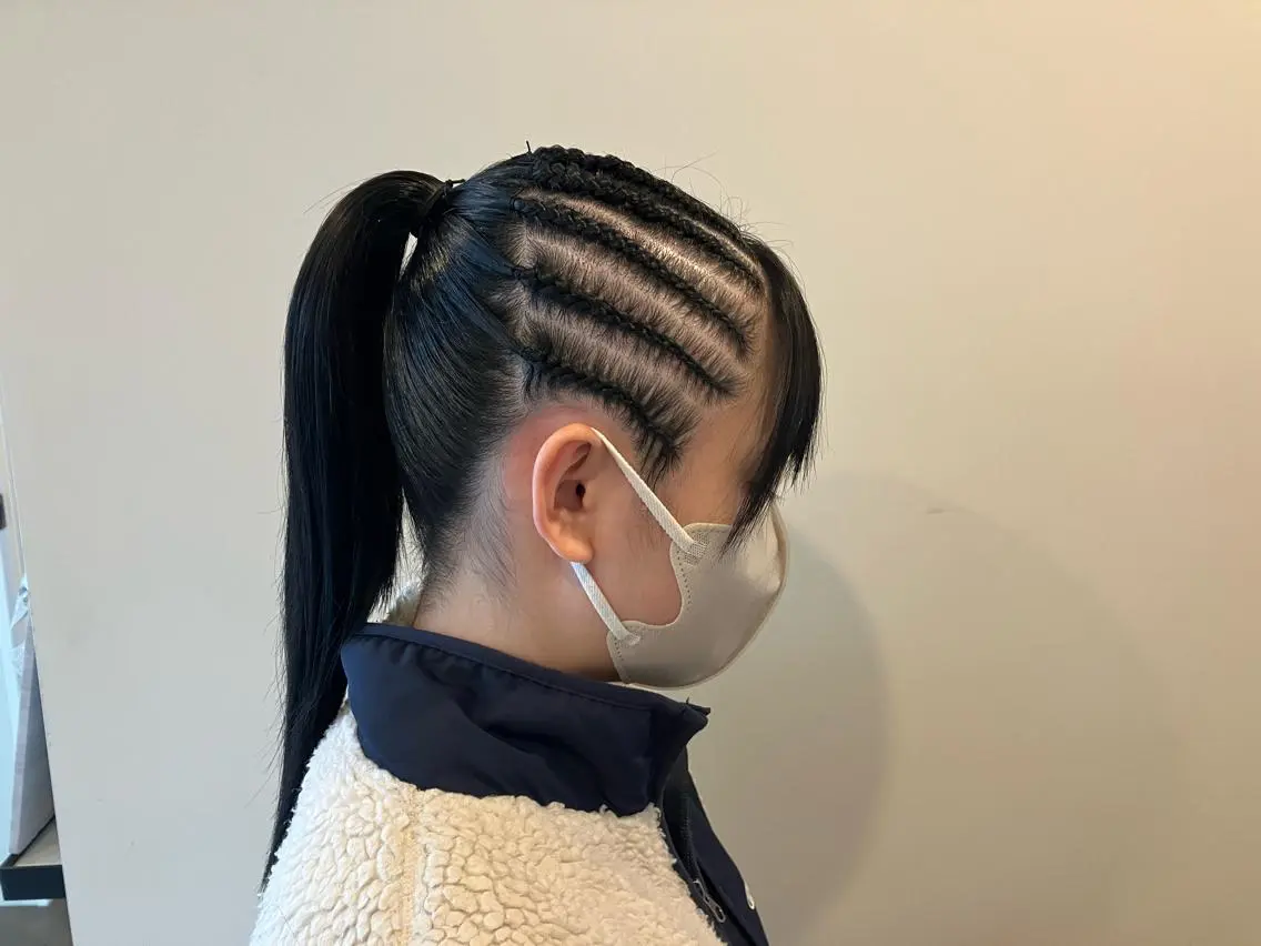 ヘアアレンジ ポニーテール Hair&Make Nahoのマツエク・マツパデザイン