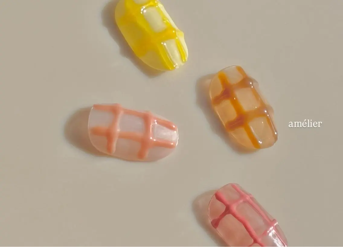 ネイル ぷっくりネイル ハンドネイル amélier ꕁアメリエꕁのネイルデザイン