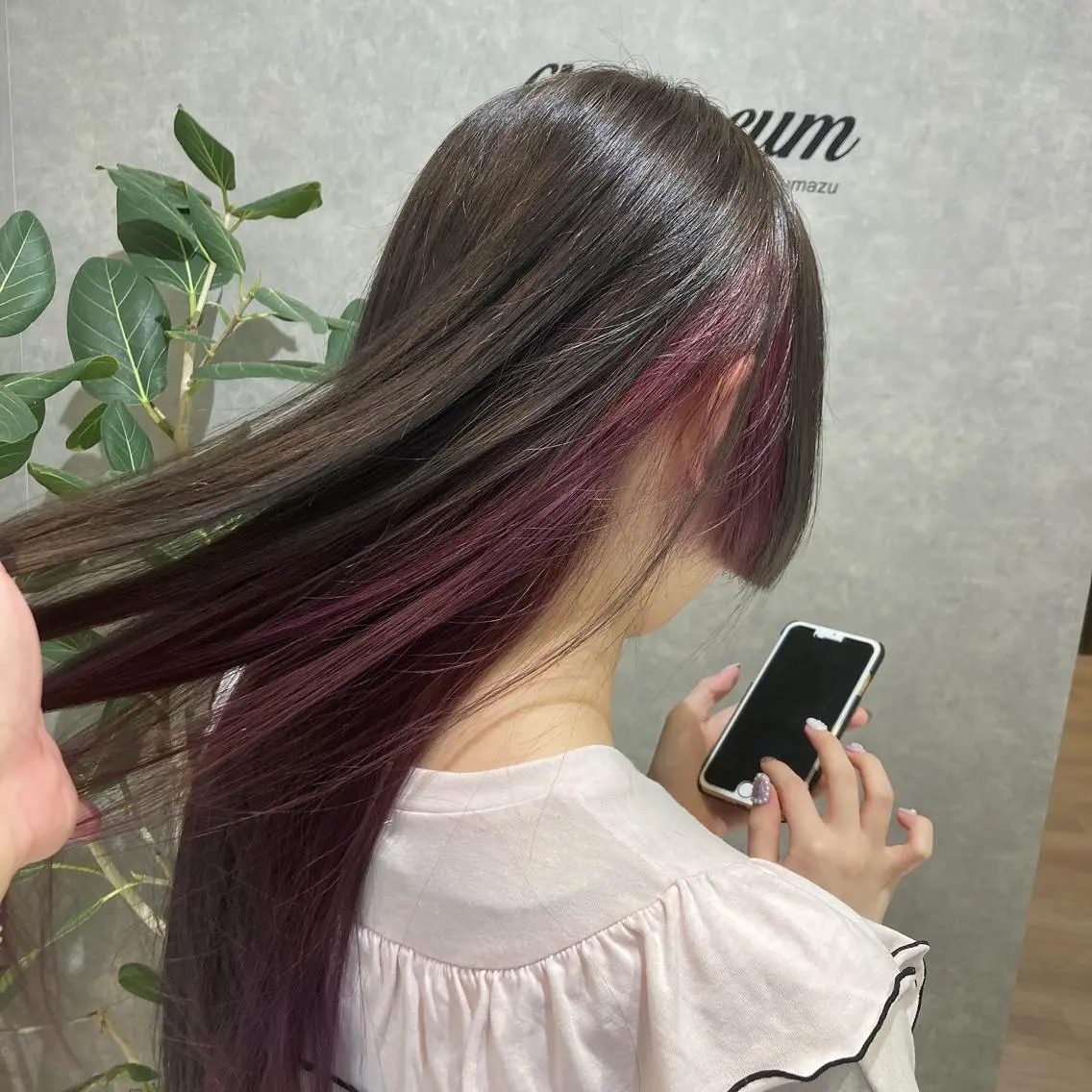 【ケアブリーチ使用♪】デザインカット＋グラデーションorインナーブリーチ＋シナジーピュアトリートメントの写真