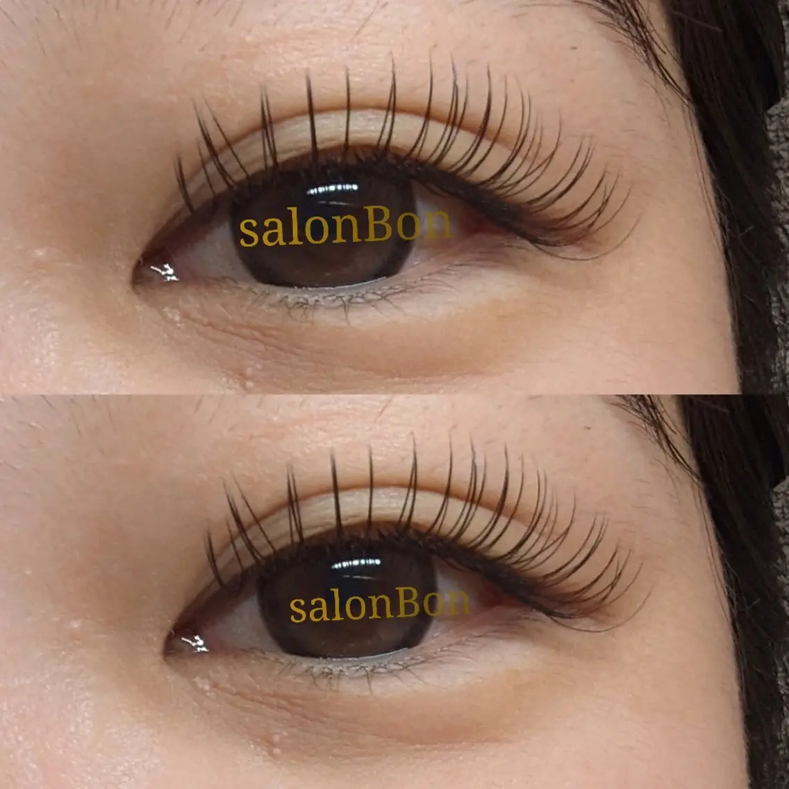 マツエク・マツパ フラットラッシュ salonBON サロンボンのマツエク・マツパデザイン