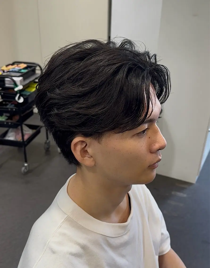 パーマ メンズ フェザーパーマ メンズパーマ カット パーマ 年間2000名担当◎ パーマ職人/仲原佑樹のヘアスタイル