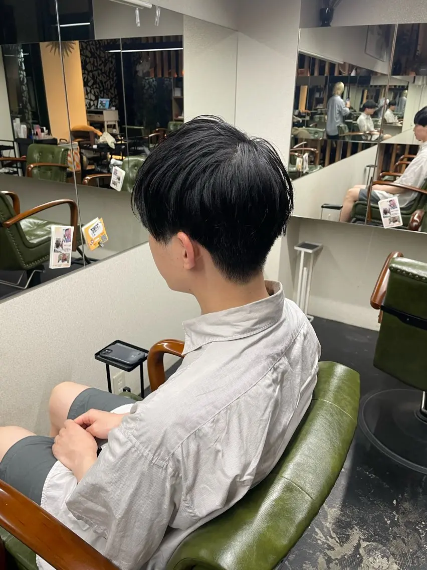 メンズカット+シャンプーの写真