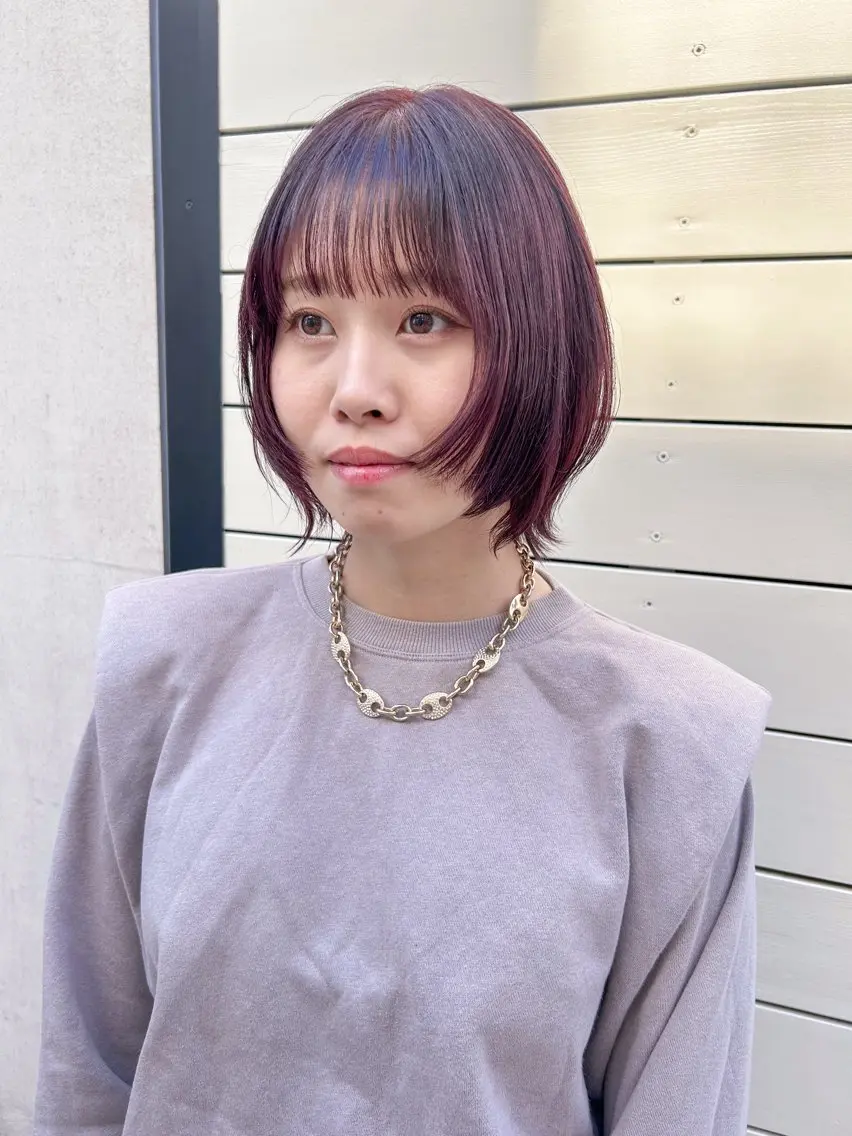 ショート カラー ヘアアレンジ ブリーチ カット ヘアカラー トリートメント yuka .のヘアスタイル