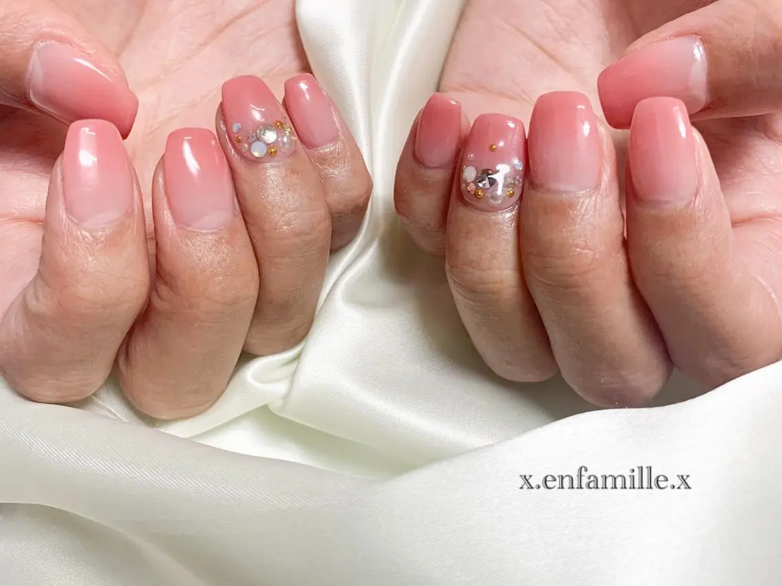 ネイル ハンドネイル nail salon en familleのネイルデザイン