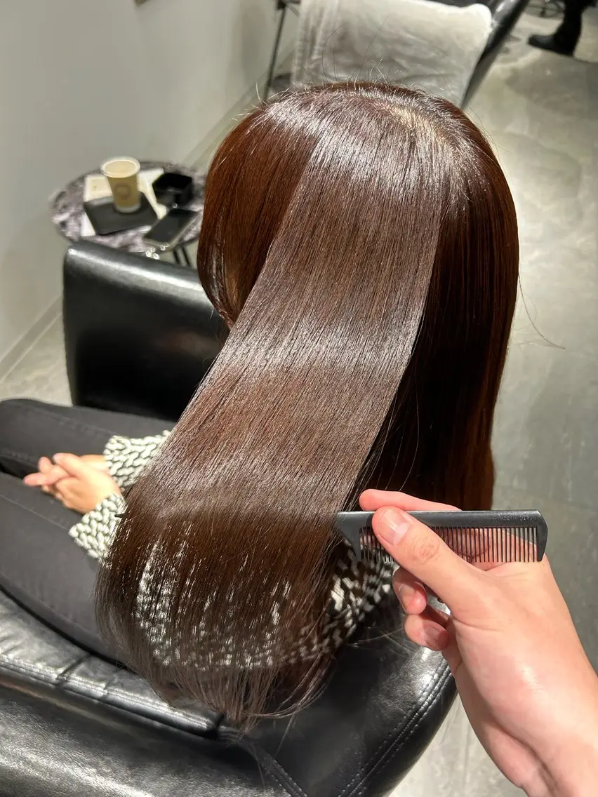 ミディアム ヘアカラー トリートメント 髪質改善特化🫧 梶川　歩哉のヘアスタイル