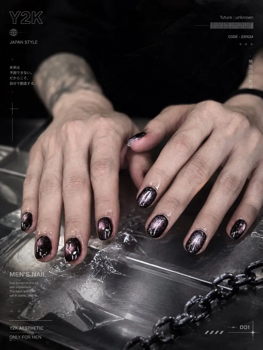 セミロング ハンドネイル Bibi nail Osakaのネイルデザイン
