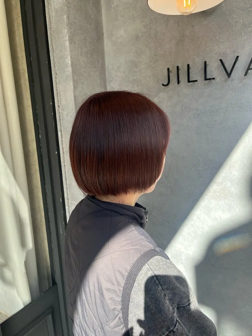 ショート カラー ベージュカラー ピンクカラー ピンクベージュ ボブ 🌟カットモデル 募集中🌟りかのヘアスタイル