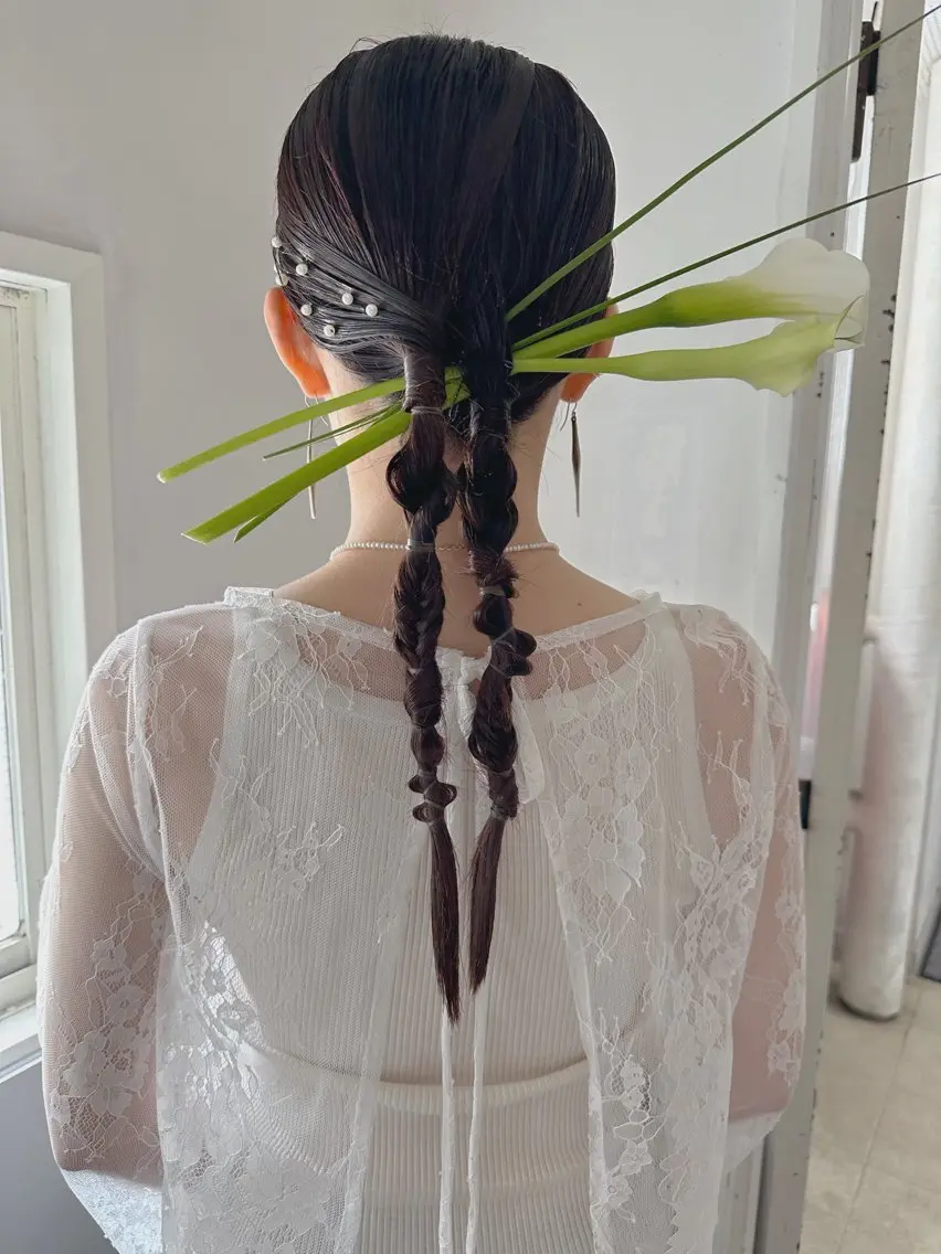 ロング 宮﨑 あかねのヘアスタイル