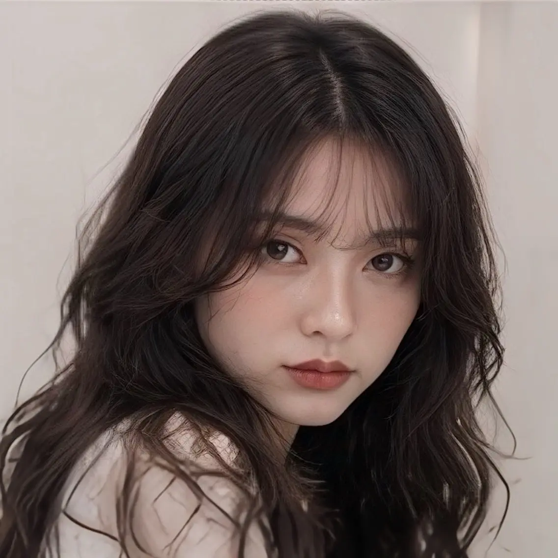 ロング カラー 池袋/縮毛矯正 韓国レイヤーおばかんのヘアスタイル