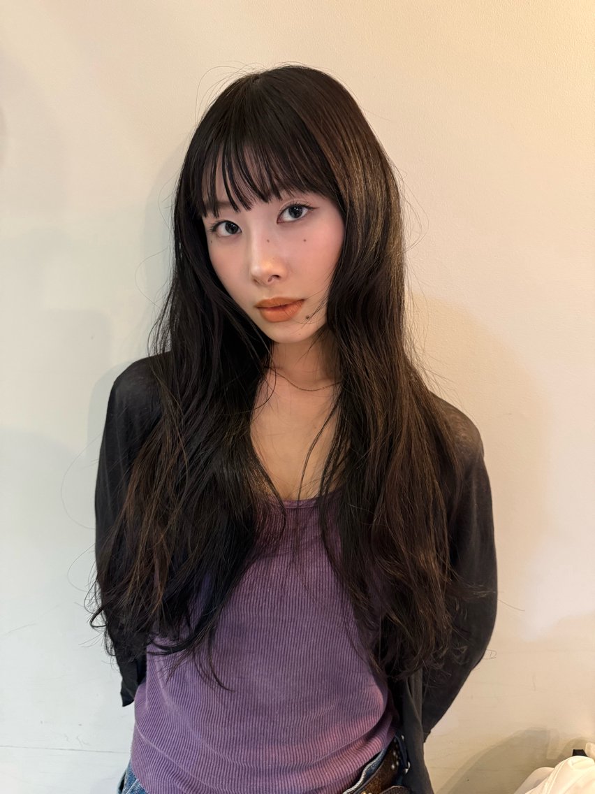 ロング ヘアカラー トリートメント 林 コウセイ【三軒茶屋】のヘアスタイル