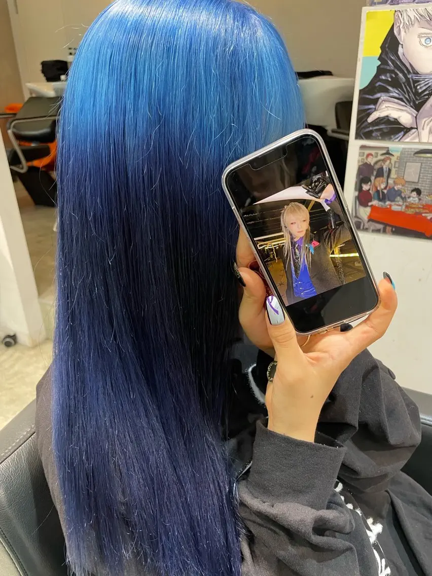 ミディアム カラー ブリーチ ケアブリーチ インナーカラー 推し ブリーチ  髪質改善のヘアスタイル
