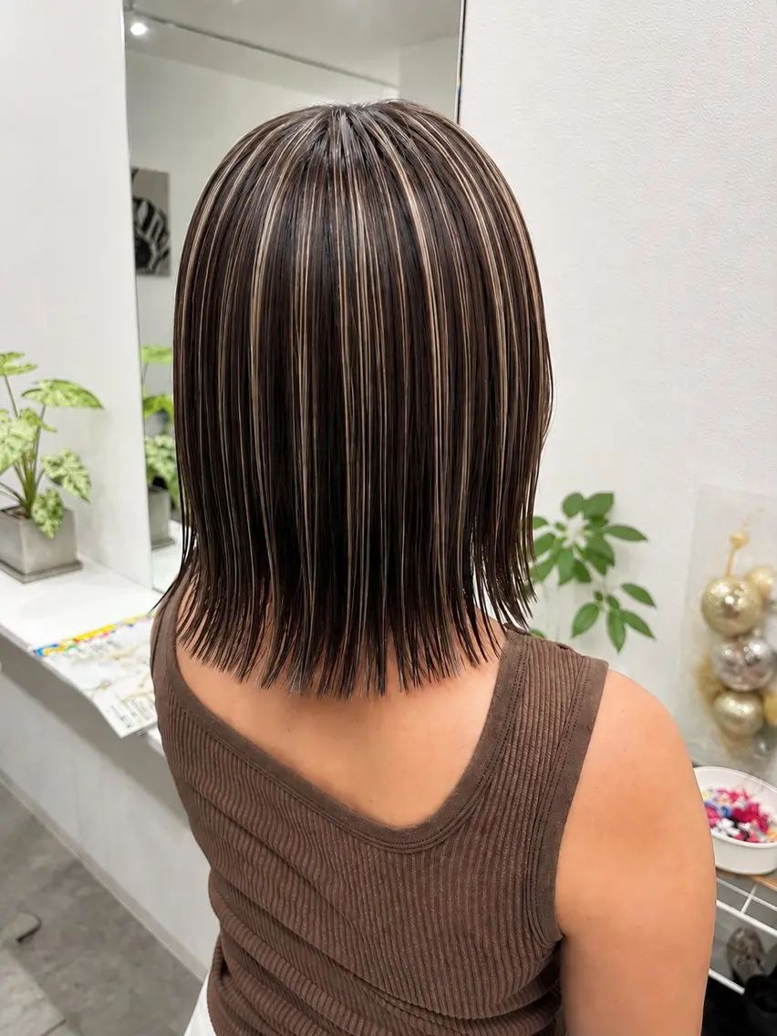ショート カット ヘアカラー トリートメント Lumo Yu-kiのヘアスタイル