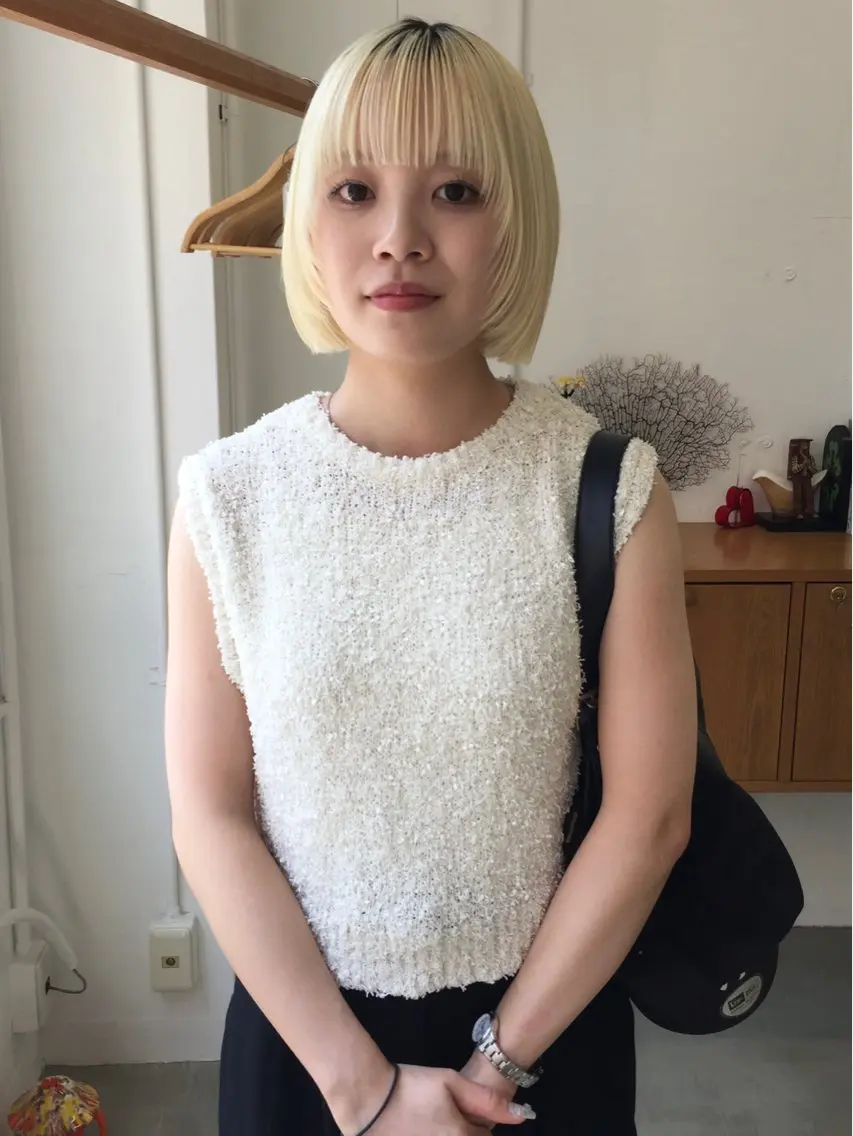 ミディアム カット 松林 芽依のヘアスタイル