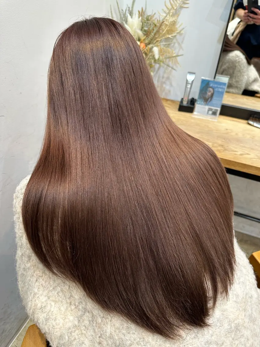 ロング カラー 縮毛矯正 木村 朱壱のヘアスタイル