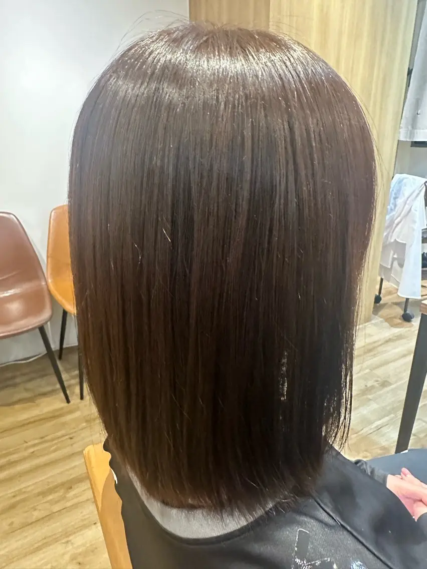 ミディアム パーマ 縮毛矯正 ✨✂️Nori ✂️✨のヘアスタイル