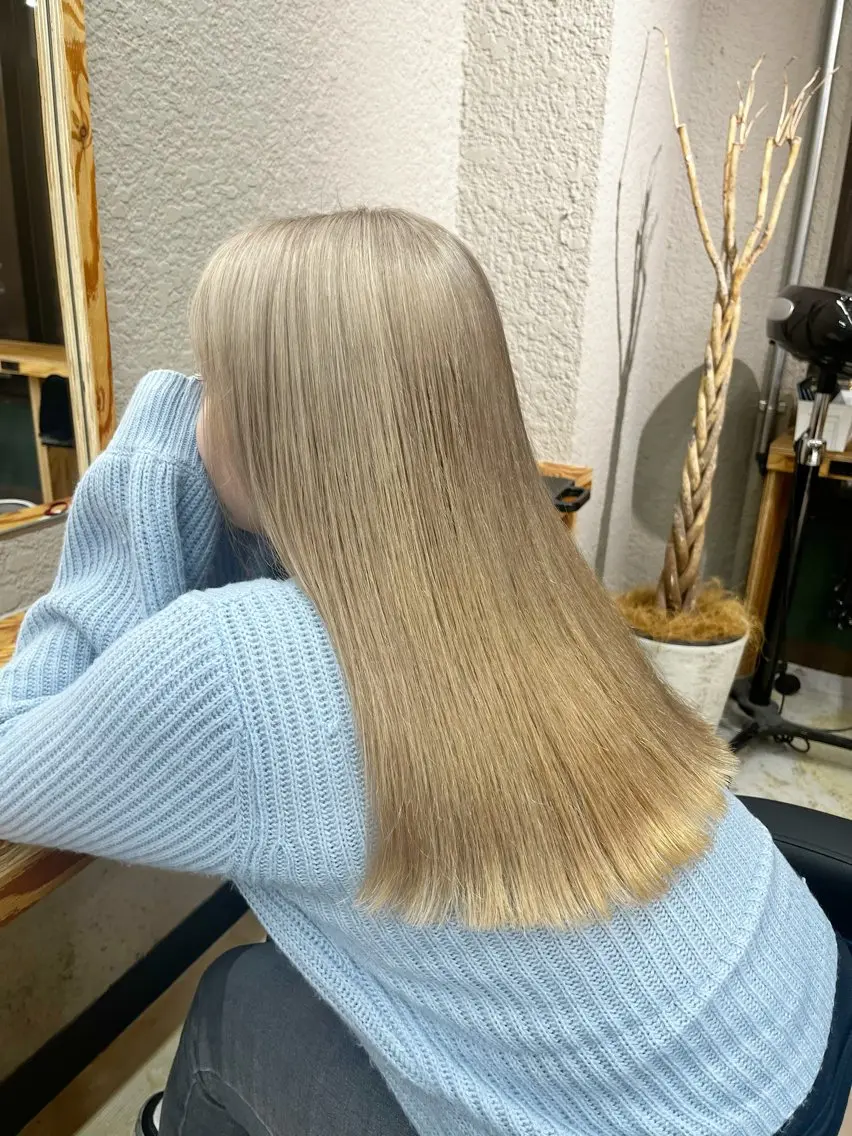 ロング ヘアカラー トリートメント 🏅EIGHT難波/ 【店長】タモツのヘアスタイル