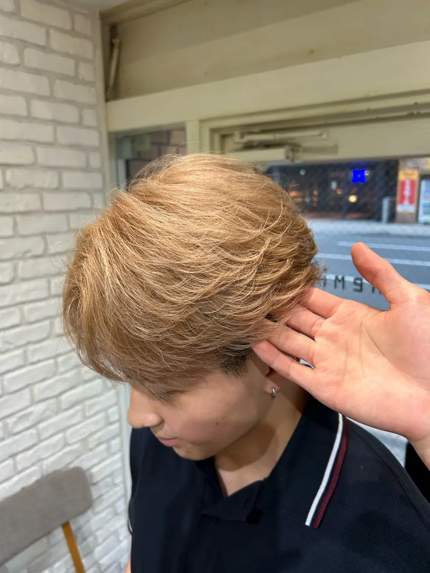 ショート ヘアカラー ︎☀️はるき︎︎☁️ ショートモデル募集のヘアスタイル