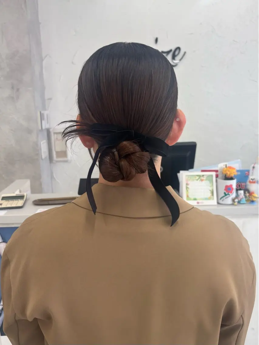 セミロング ヘアアレンジ 🎀 YURI 🎀 ヘアアレンジ 原宿のヘアスタイル