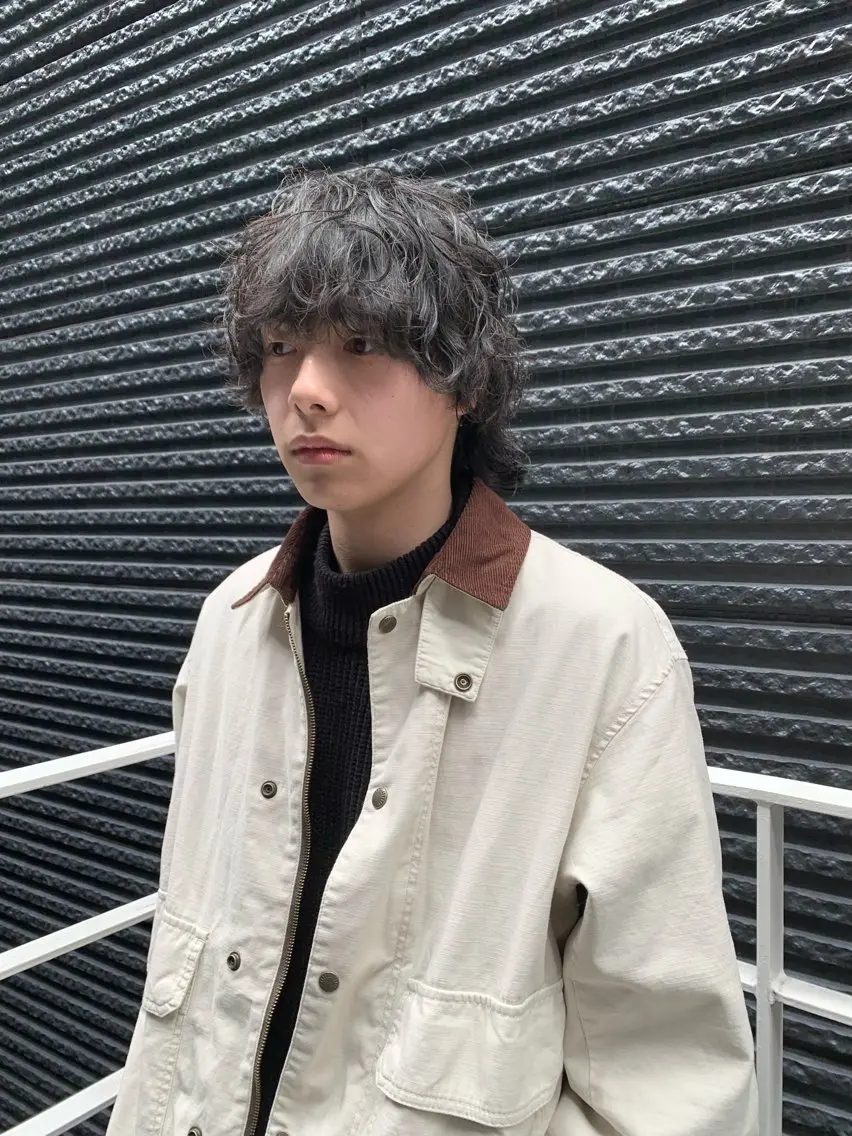パーマ メンズ カット パーマ 佐藤大翔🌐縮毛矯正 🌐メンズパーマのヘアスタイル