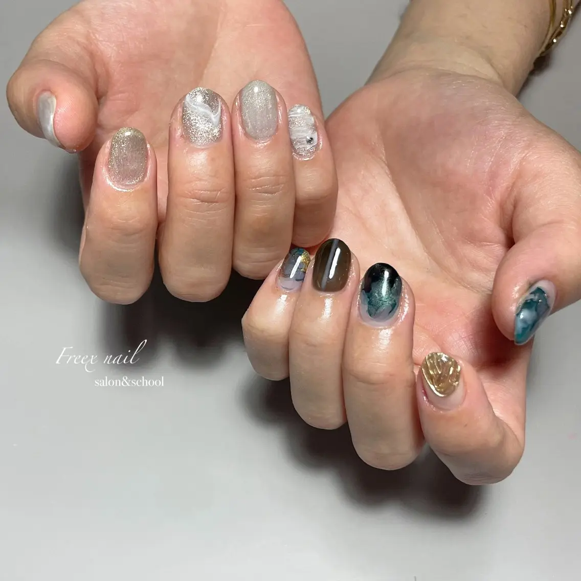 ネイル ニュアンスネイル ハンドネイル フットネイル freex nail /ニュアンス/個性派のネイルデザイン