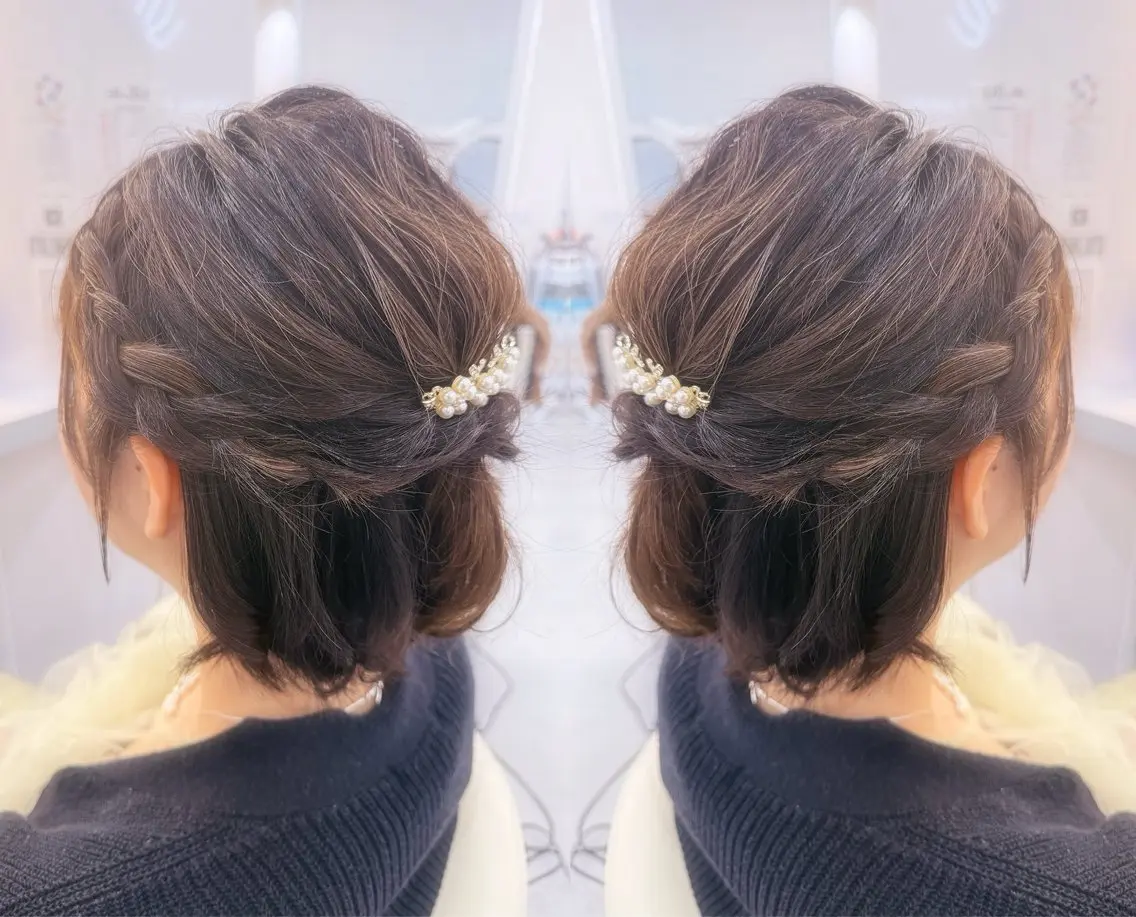 ヘアアレンジ ヘアセット 🤍AIRA🤍のヘアスタイル