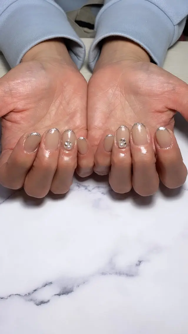ネイル ラメ(グリッター) Prettiest nailのネイルデザイン