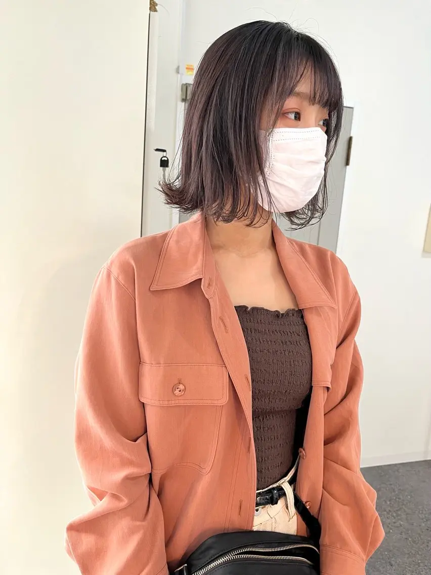 セミロング ヘアカラー しゅんぴ/新潟駅 /大人グレージュ🐾のヘアスタイル